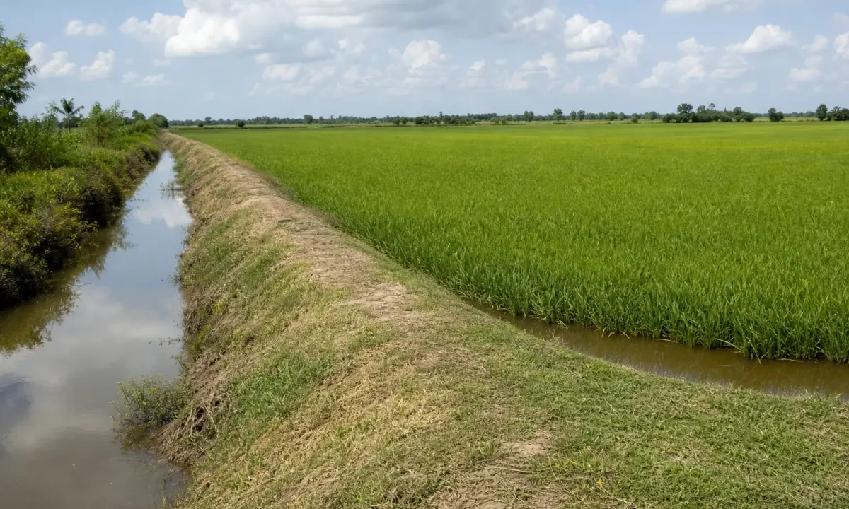 Bán đất trồng lúa biên giới Tân Hưng