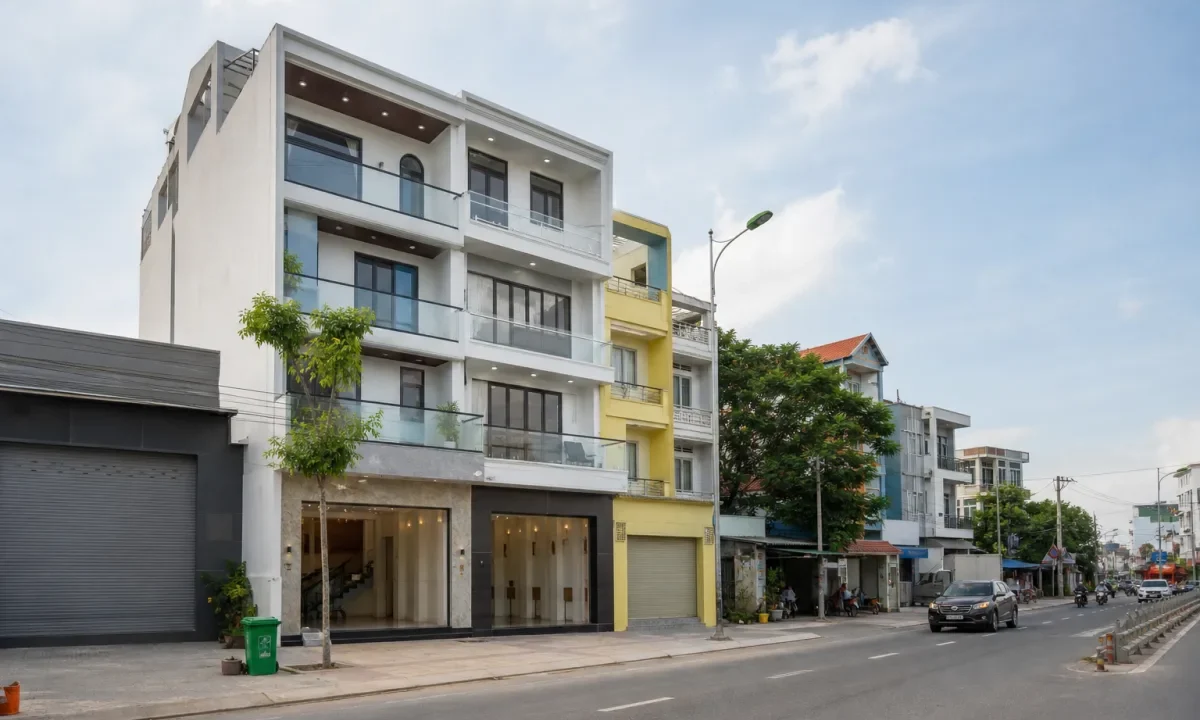 Bán nhà phố mặt tiền Quốc lộ 1A, Tân An