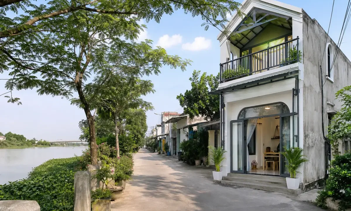 Bán nhà phố ven sông Vàm Cỏ, Tân Trụ
