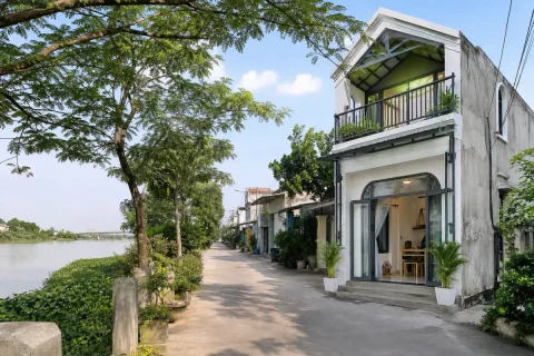 Bán nhà phố ven sông Vàm Cỏ, Tân Trụ