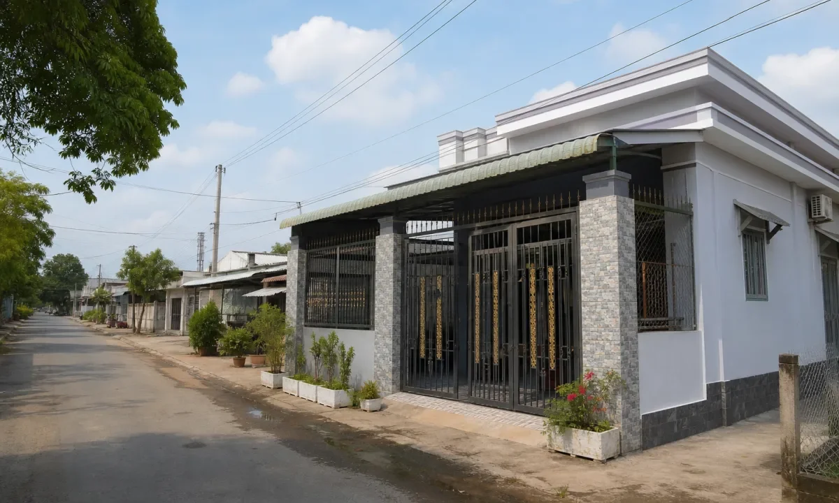 Bán nhà phố Thị trấn Đông Thành, Đức Huệ