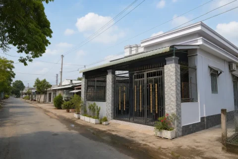 Bán nhà phố Thị trấn Đông Thành, Đức Huệ
