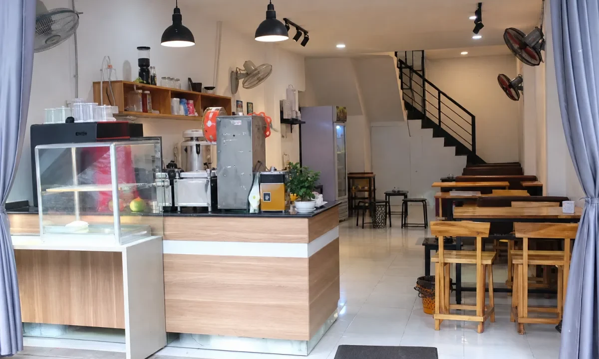 Sang nhượng quán trà sữa Đường Nguyễn Chí Thanh, Tân Châu