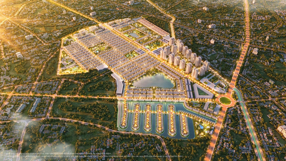 Nhà phố thương mại The Swan Lake Vinhomes Green City, mặt tiền nội khu